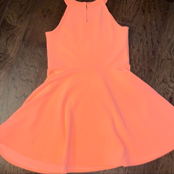 Childrens peach zipper dress | size XXL(16) - Picture 2 of 3